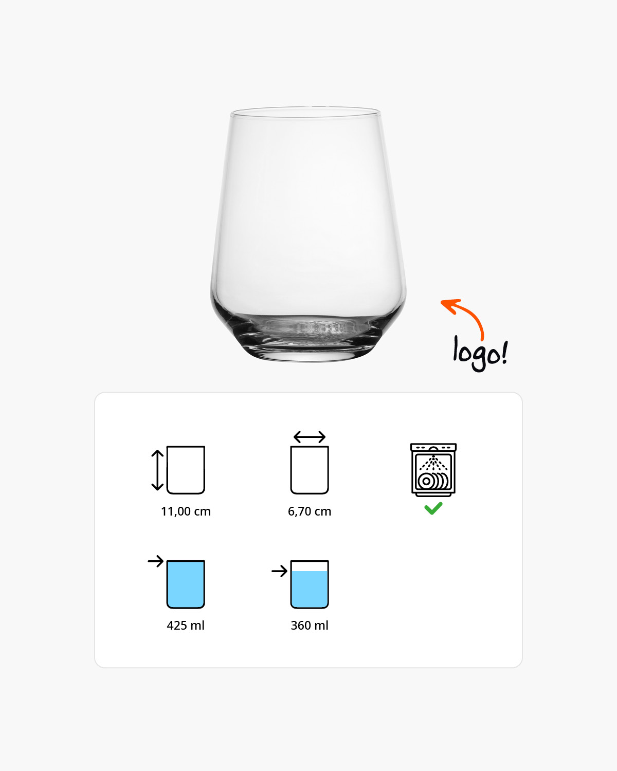 Abby tumbler 425 ml Bedrukt of Lasergravure  of Gravurelook  sfeerfoto 1