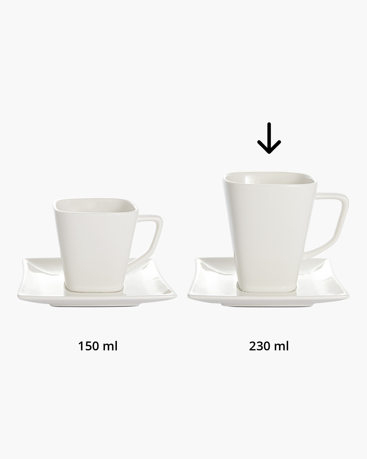 Breda kop en schotel 230 ml Bedrukt sfeerfoto 2