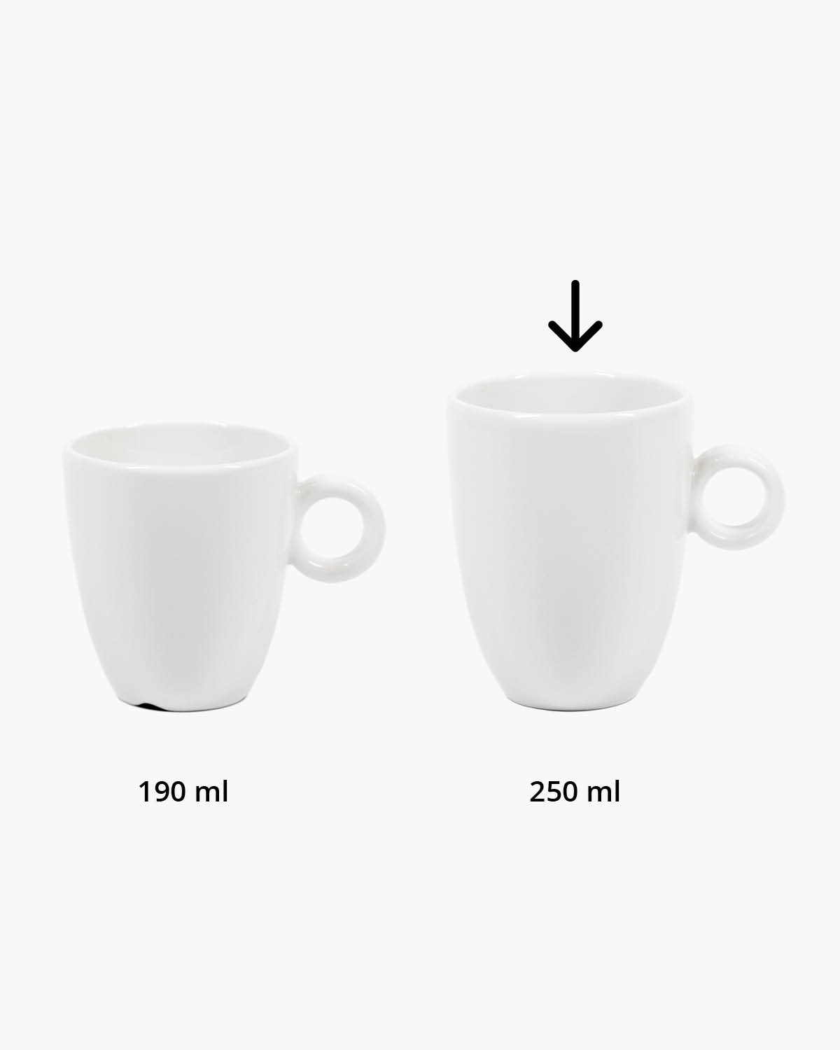 California mok 250 ml Bedrukt sfeerfoto 2
