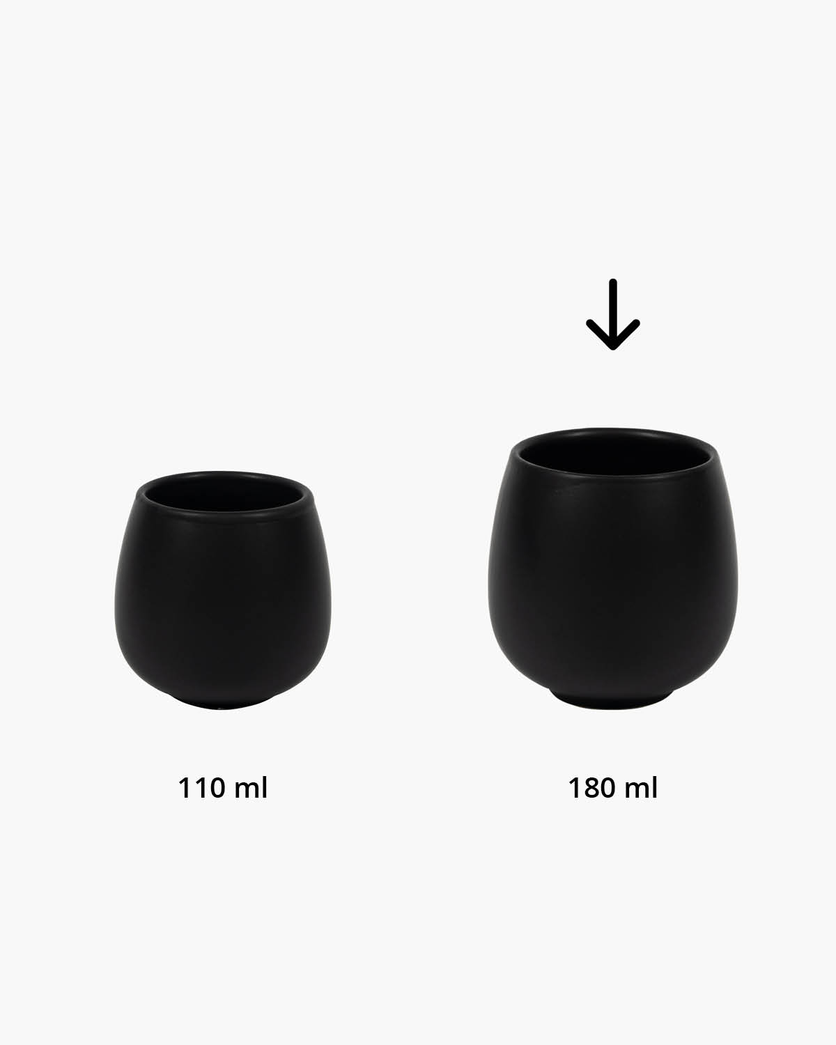 Daley kopje zonder oor mat 180 ml Bedrukt sfeerfoto 2