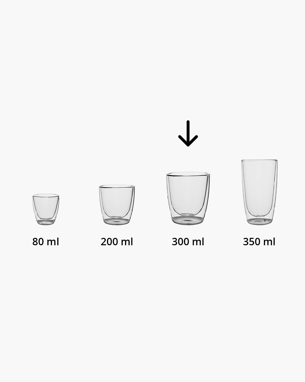 Elio dubbelwandig glas 300 ml Gravure (zandstralen)  of Bedrukt (1 kleur)  sfeerfoto 2