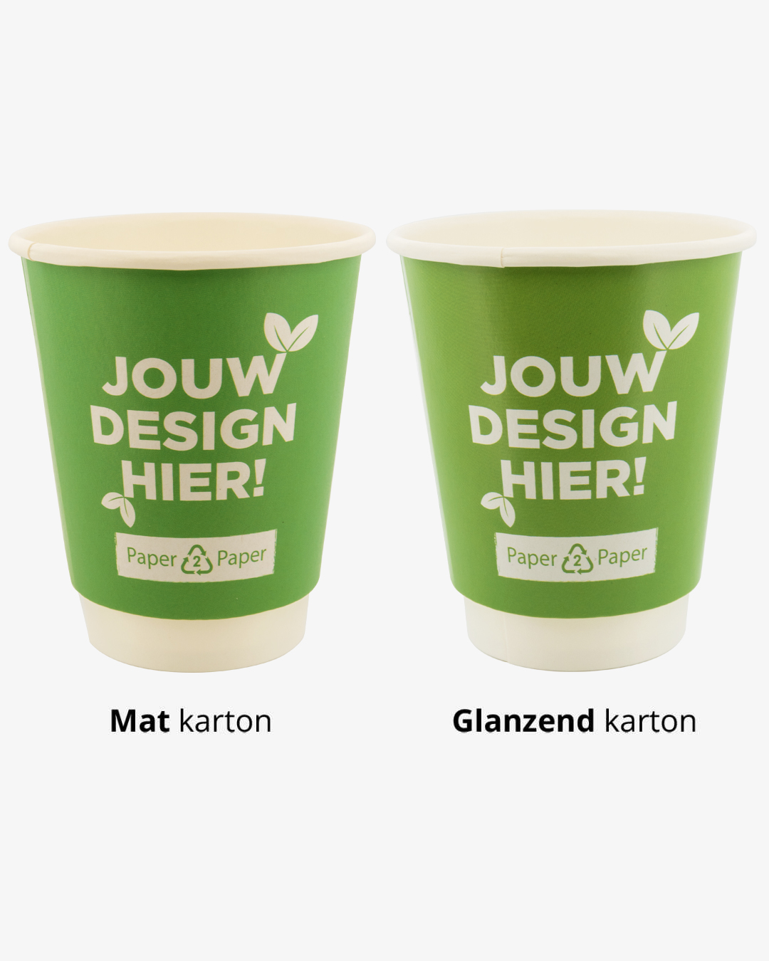 Koffiebekers dubbelwandig Paper2Paper 16 oz (450 ml) Bedrukt (full color) sfeerfoto 2