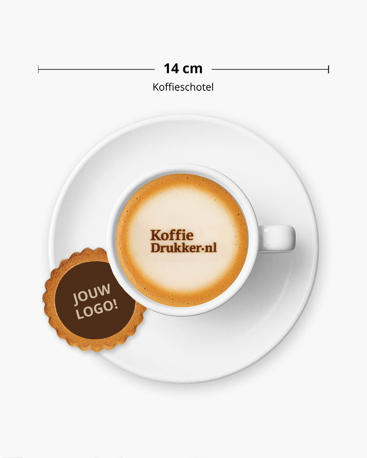 Gingerbread koekjes rond naturel 9 g Bedrukt (op koekje)  sfeerfoto 1