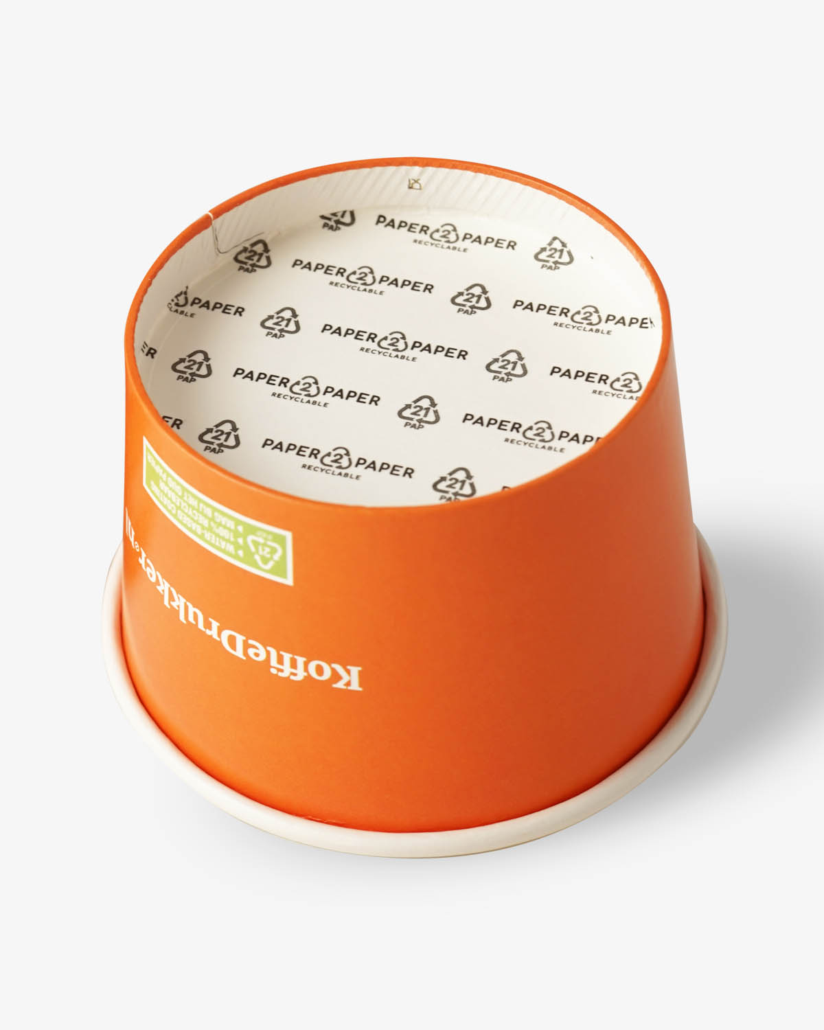 IJsbekers Paper2Paper Medium 6 oz (150 ml) Bedrukt (full color) sfeerfoto 2