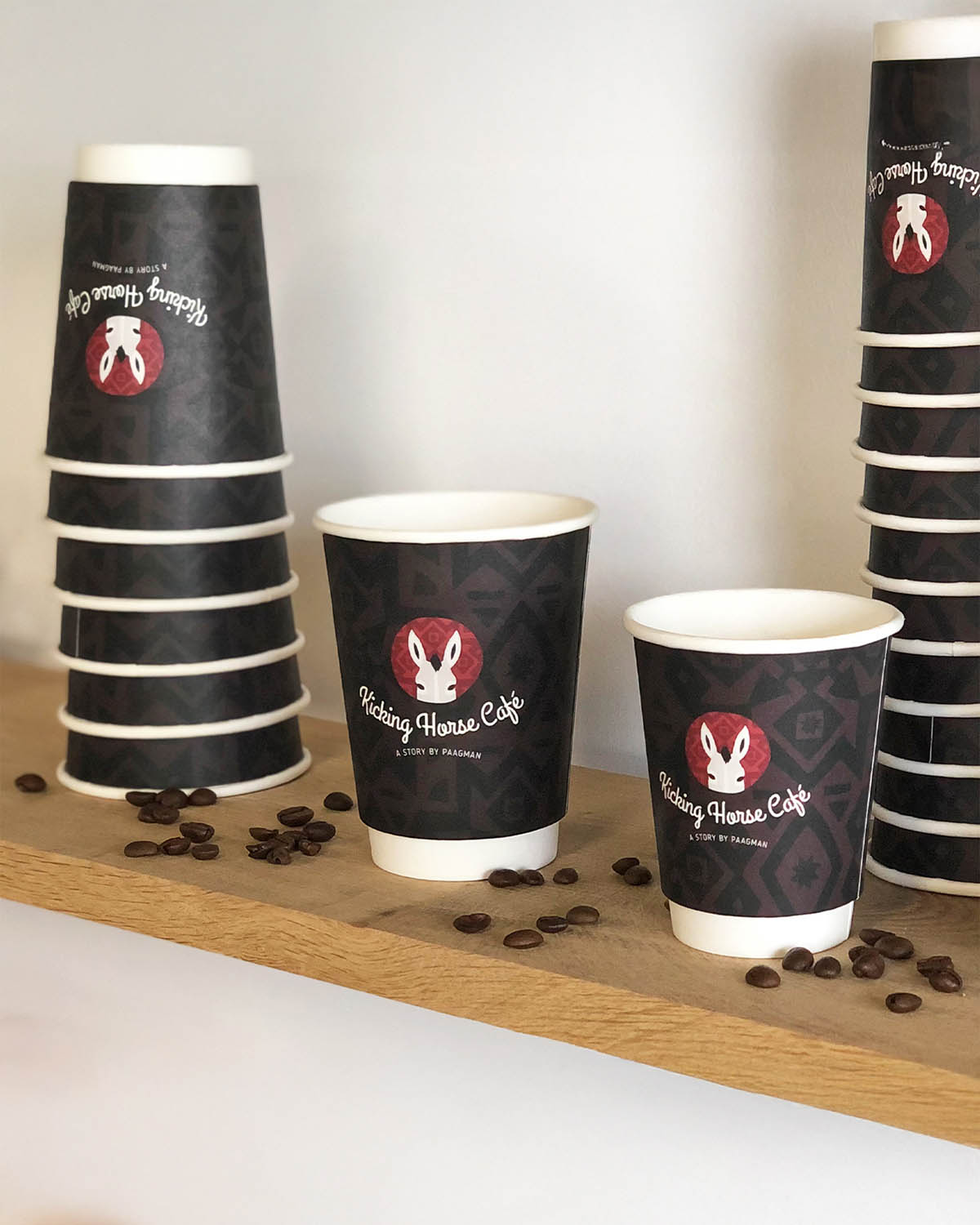 Koffiebekers dubbelwandig Paper2Paper 12 oz (350 ml) Bedrukt (full color) sfeerfoto 9