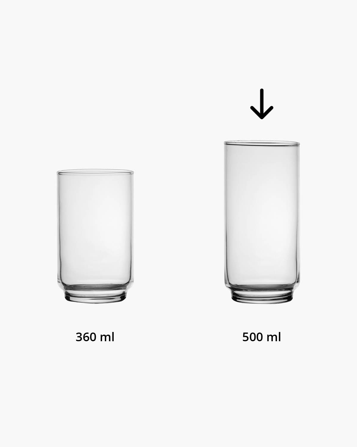 Lili longdrinkglas 500 ml Bedrukt of Lasergravure  of Gravurelook  sfeerfoto 1