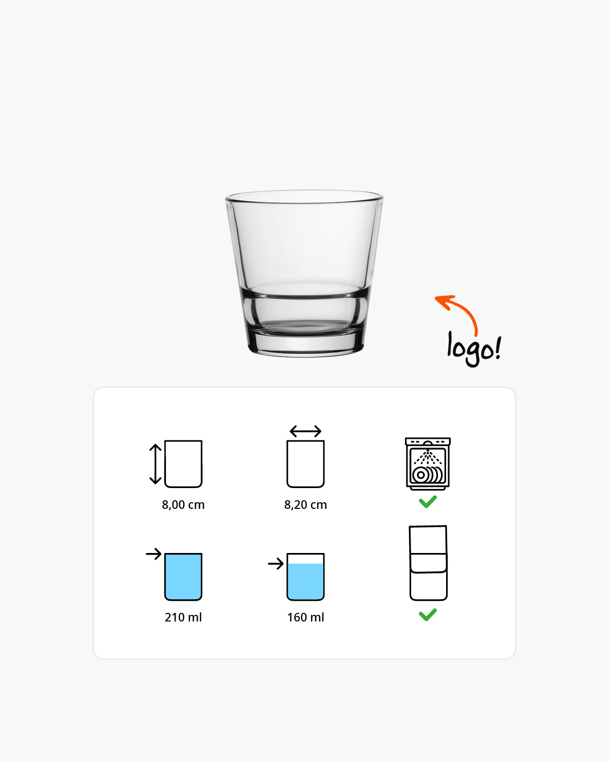 Logan tumbler 210 ml Bedrukt of Lasergravure  of Gravurelook  sfeerfoto 1