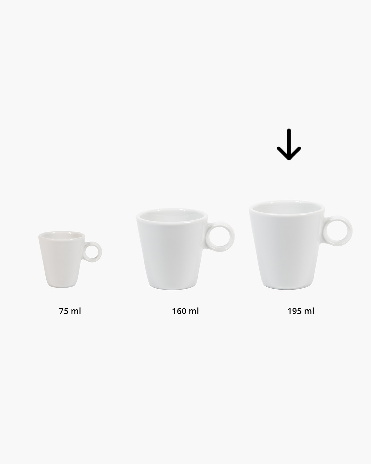 Milaan kopje 195 ml Bedrukt sfeerfoto 1