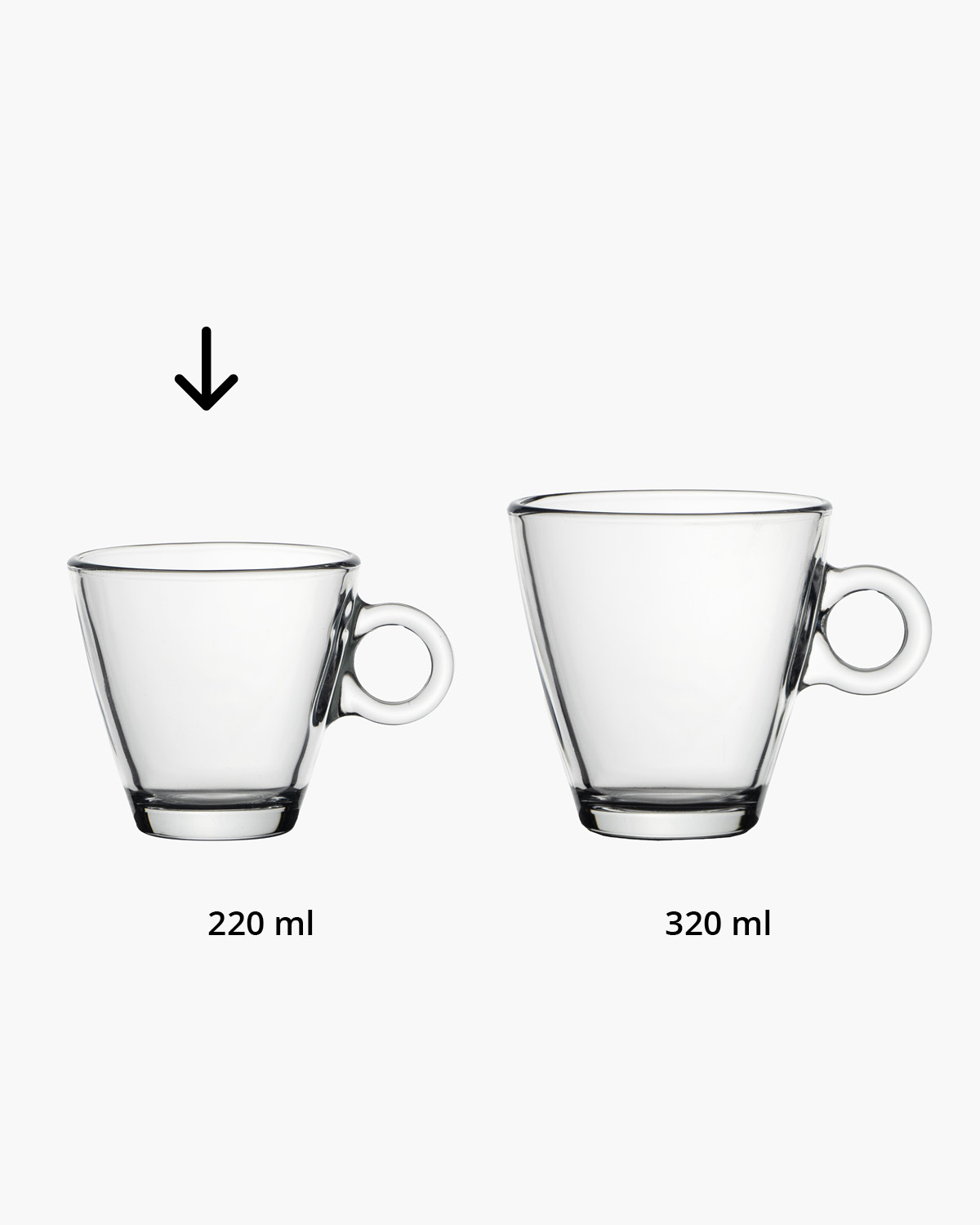 Montana koffieglas 220 ml Bedrukt of Lasergravure  of Gravurelook  sfeerfoto 2
