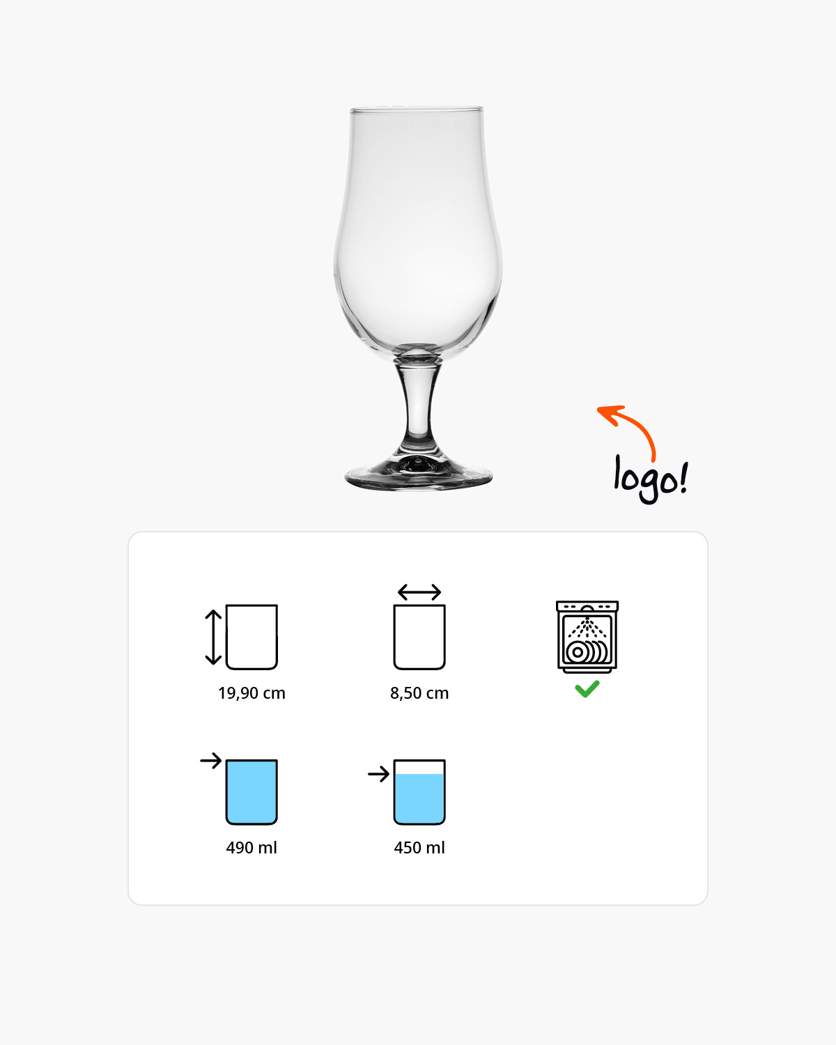 Munchen bierglas 490 ml Bedrukt of Lasergravure  of Gravurelook  sfeerfoto 1