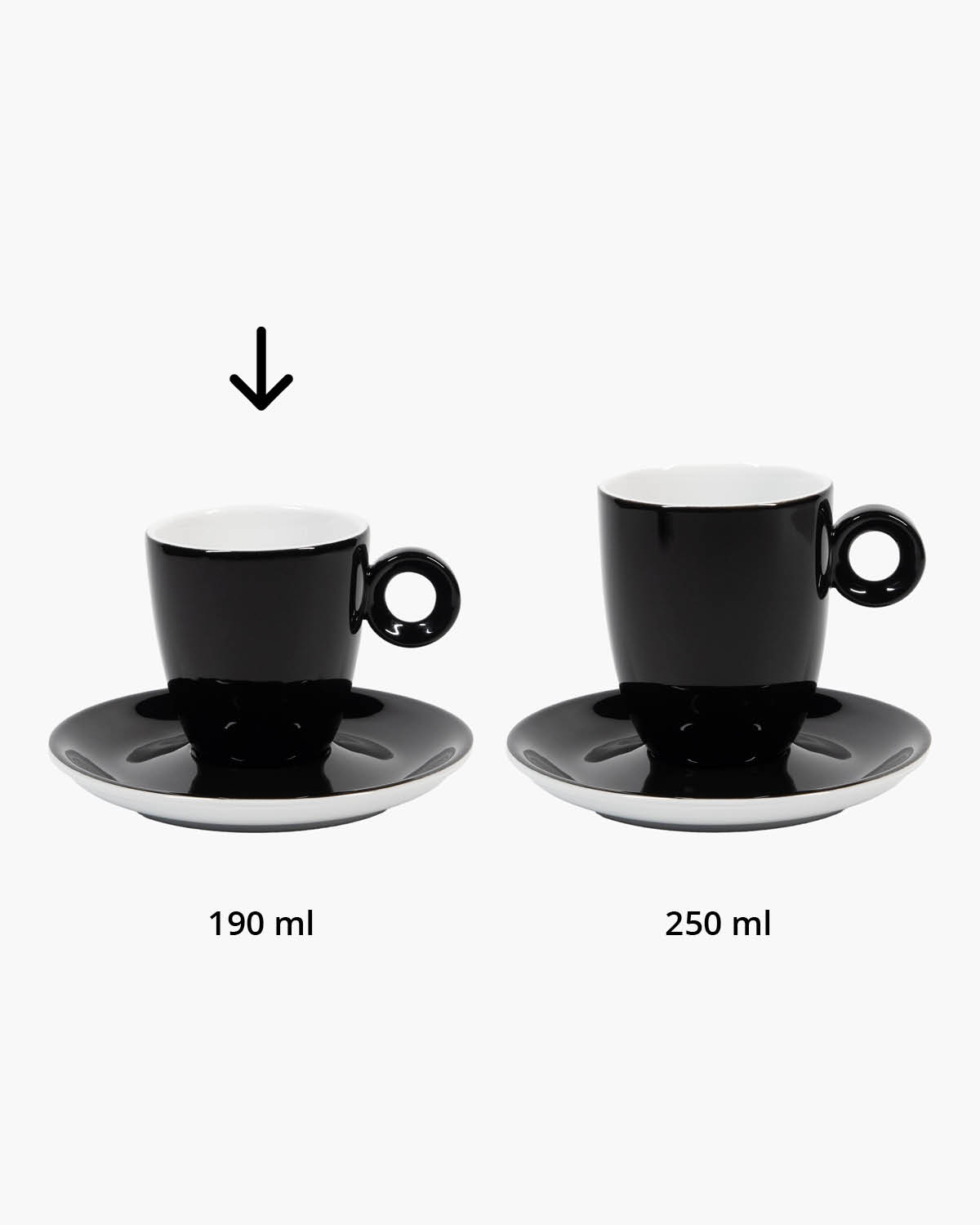 Nordic High kop en schotel 190 ml Bedrukt sfeerfoto 2
