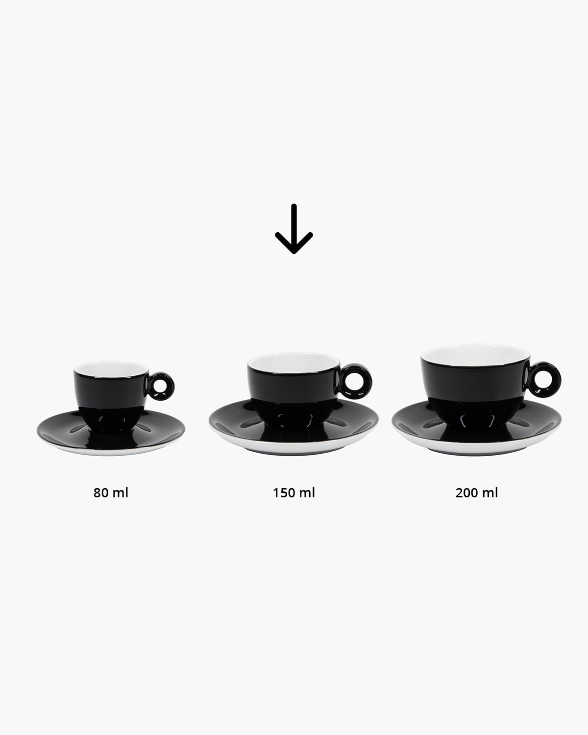 Nordic kop en schotel 150 ml Bedrukt sfeerfoto 2
