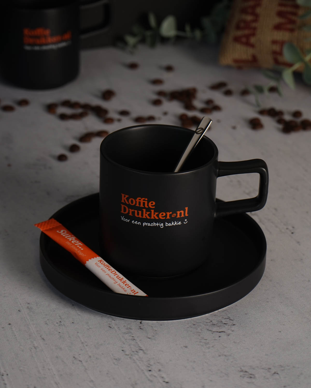 Blackwell kop en schotel 220 ml Bedrukt sfeerfoto 3