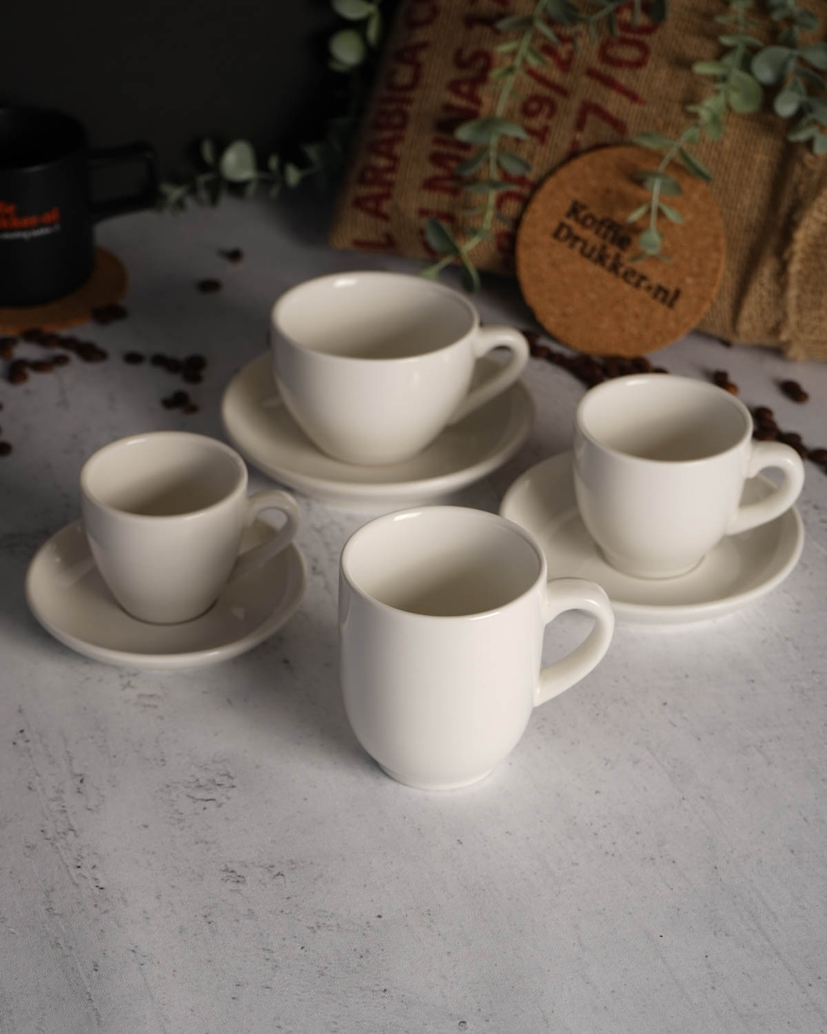 Palmer Robusta kop en schotel 100 ml Bedrukt sfeerfoto 7