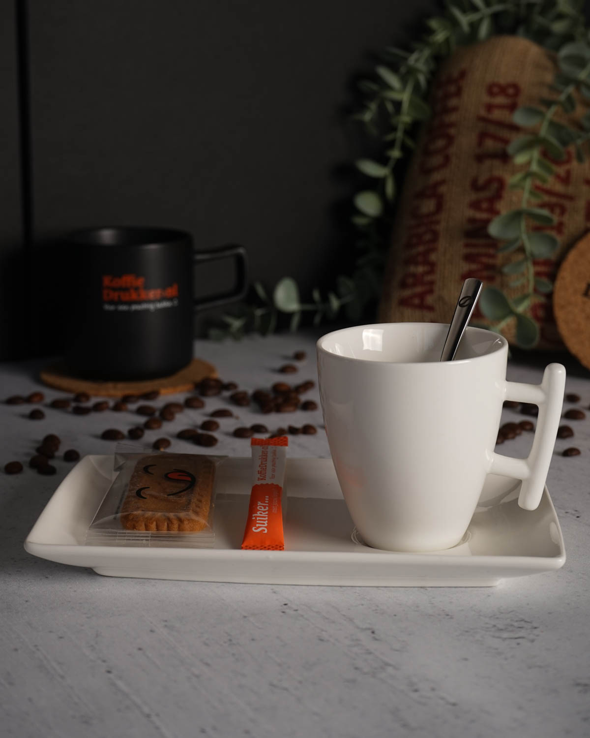 Warschau kop en schotel elegant 170 ml Bedrukt sfeerfoto 2