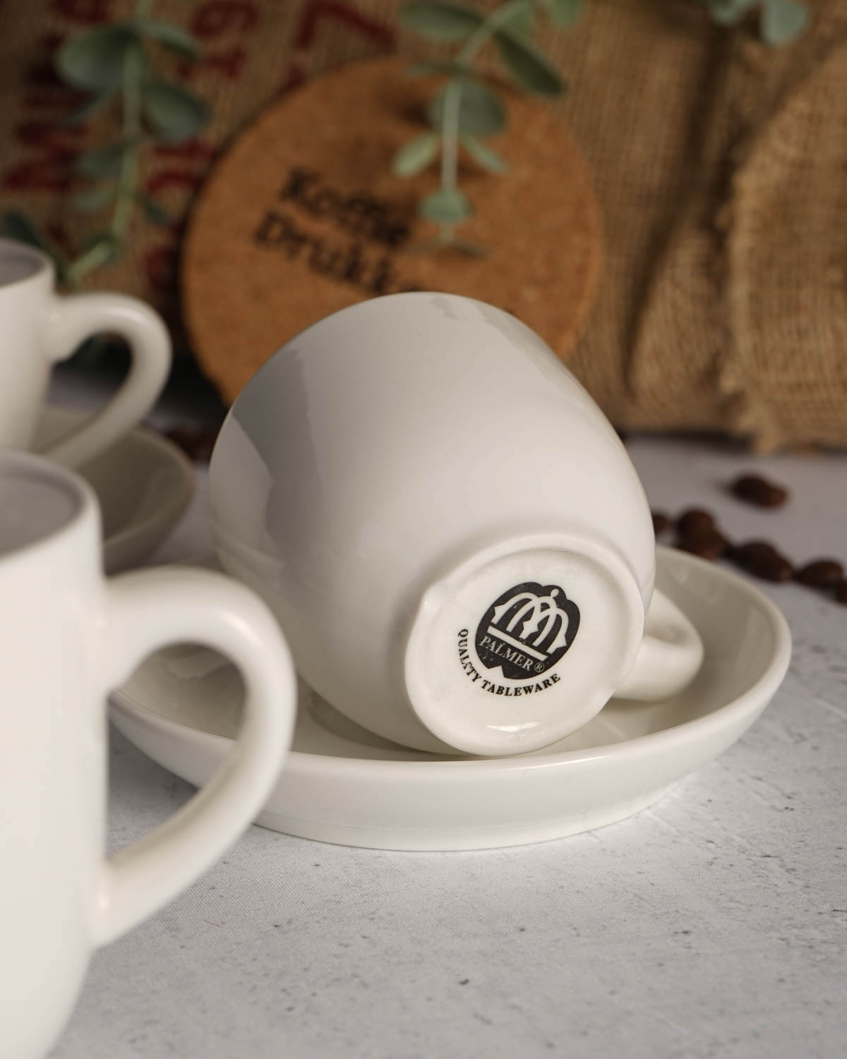 Palmer Robusta kop en schotel 140 ml Bedrukt sfeerfoto 6