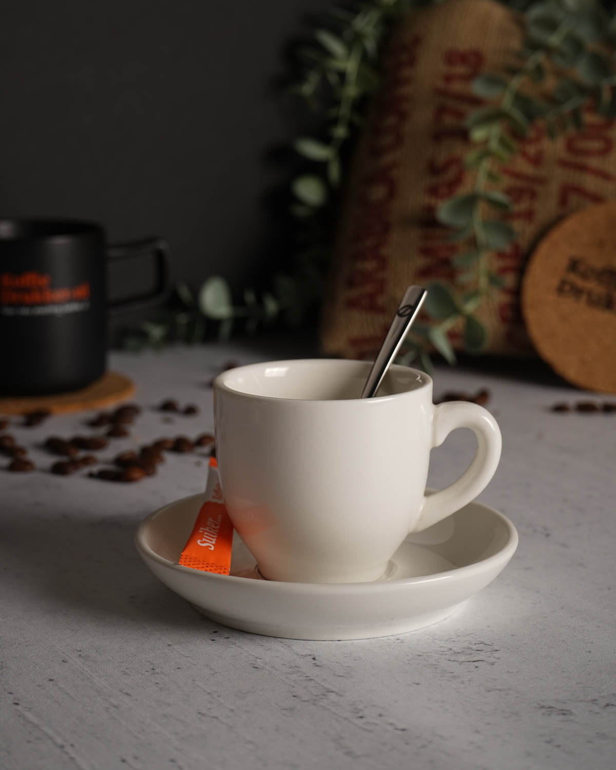 Palmer Robusta kop en schotel 140 ml Bedrukt sfeerfoto 3