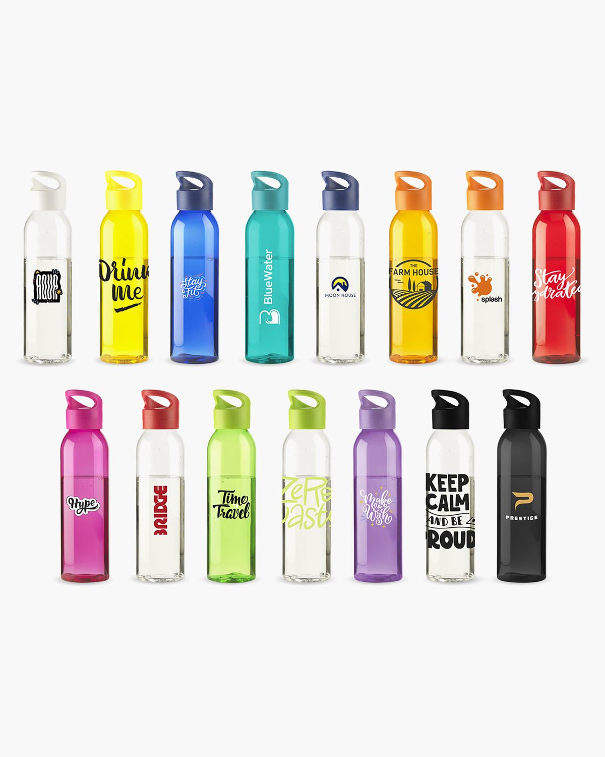 Sandy drinkfles plastic gekleurd 650 ml Bedrukt (full color) sfeerfoto 10