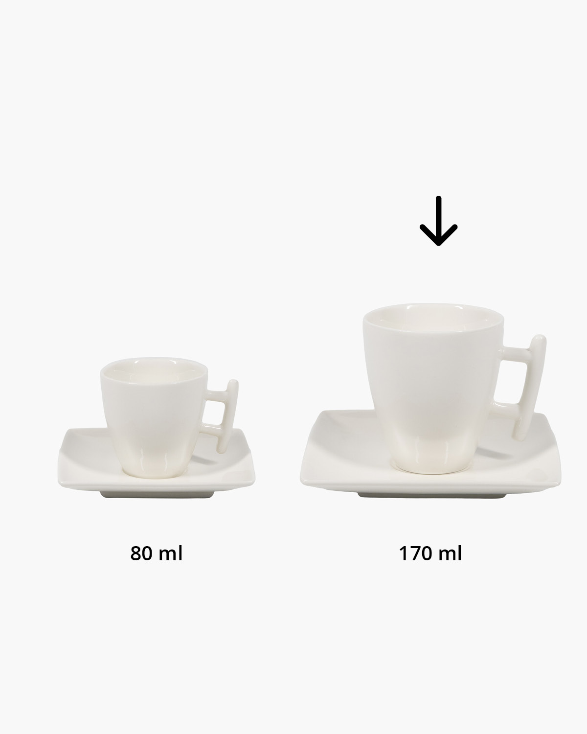 Warschau kop en schotel 170 ml Bedrukt sfeerfoto 2