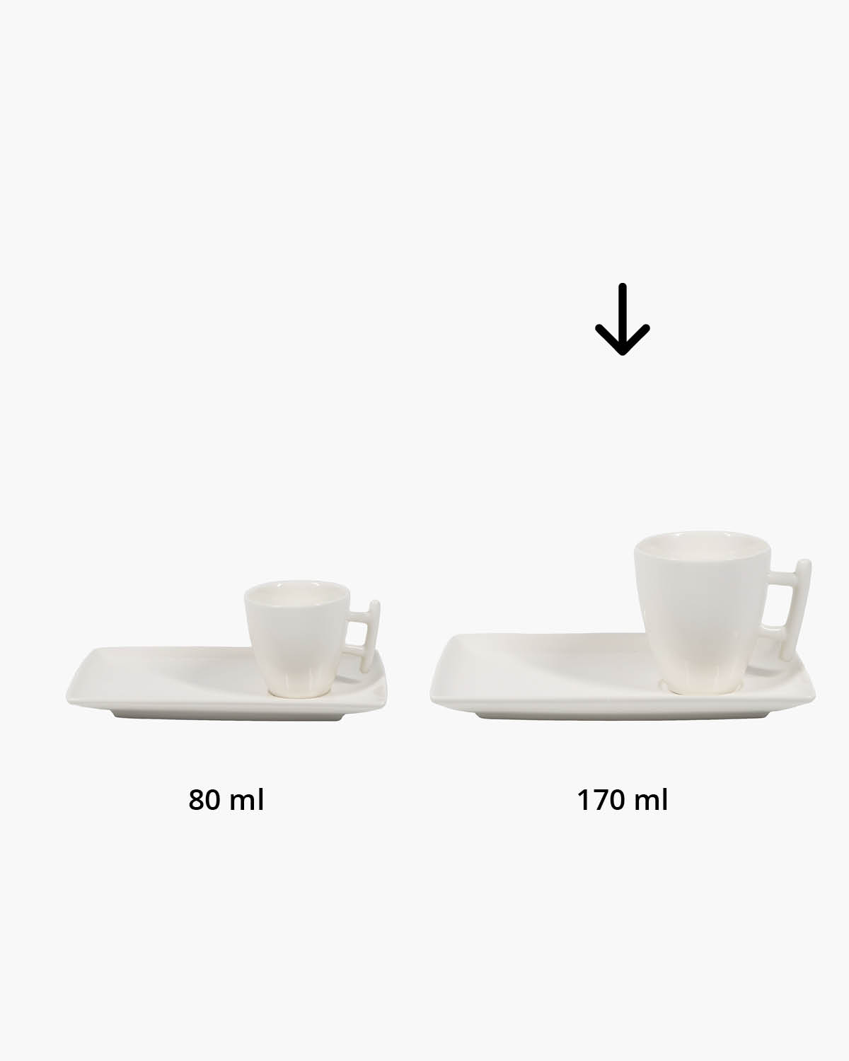 Warschau kop en schotel elegant 170 ml Bedrukt sfeerfoto 3