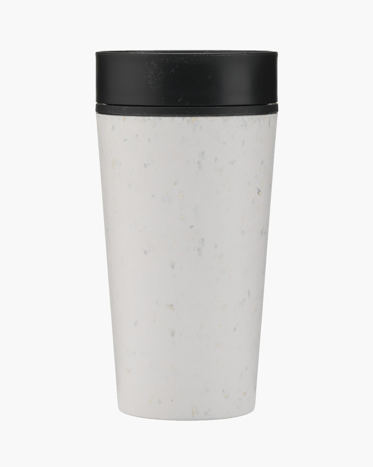 Circular&Co Coffee reisbeker wit 340 ml Zwart Bedrukt (full color)