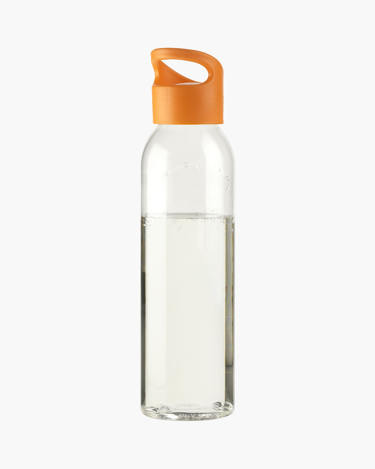 Sandy drinkfles plastic transparant 650 ml Oranje Bedrukt (full color)