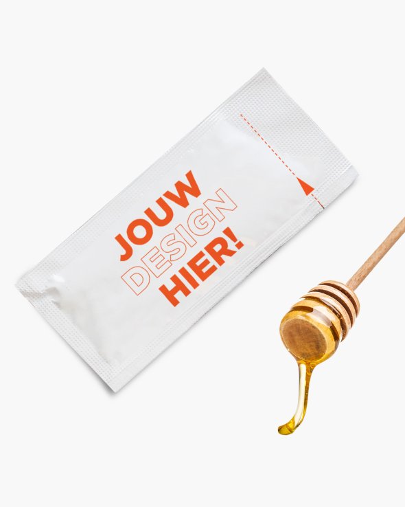 Honingzakjes 8 g Bedrukt