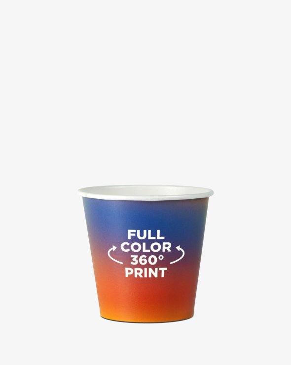 Koffiebekers 4 oz (80 ml) Bedrukt (full color)