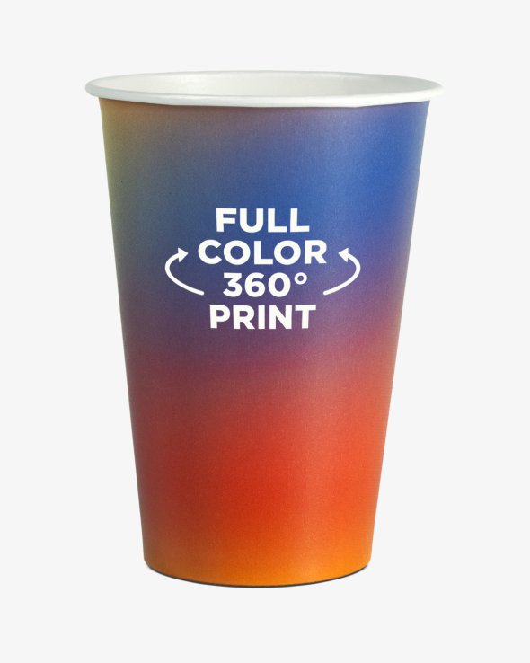 Koffiebekers 16 oz (450 ml) Bedrukt (full color)