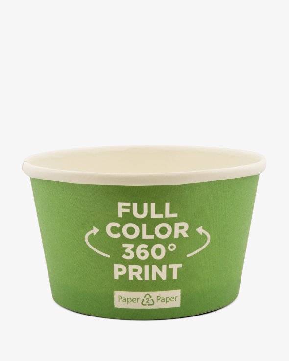 IJsbekers Paper2Paper Medium 6 oz (150 ml) Bedrukt (full color)