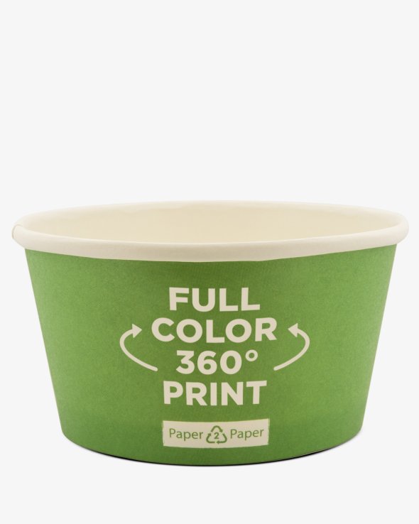 IJsbekers Paper2Paper Large 8 oz (220 ml) Bedrukt (full color)