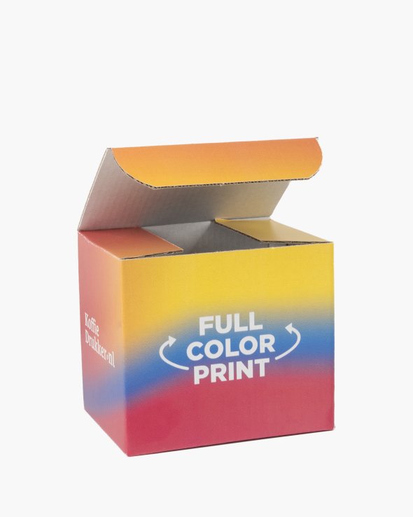 Geschenkdoos voor 1 mok of kopje Bedrukt (full color)