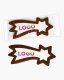 Optie Gingerbread koekjes vallende ster chocolade zeezout 16 g